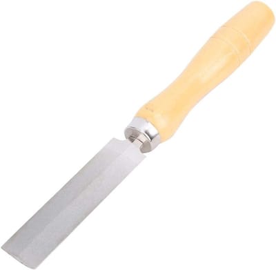 Diamantvijl met Houten Handvat voor Metaalbewerking, Houtbewerking, Glas en Keramiek (7.5 cm)