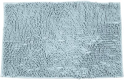 Zachte Antislip Badmat - Absorberend en Snel Droog, 50 x 80 cm, Blauw
