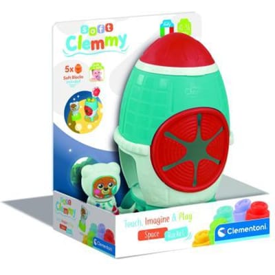 Clementoni - Sensoriële Clemmy Raket - Educatief Speelgoed voor Baby's - Vanaf 6 maanden