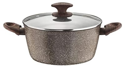 Antiaanbak Braadpan 28 cm met Glazen Deksel