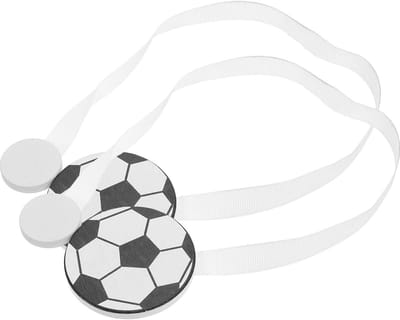 Gordijngespen - Gordijnsluitingen Gordijnhouders - Gordijnen Vasthouden - Voetbal Design - 2 stuks - Meerkleurig