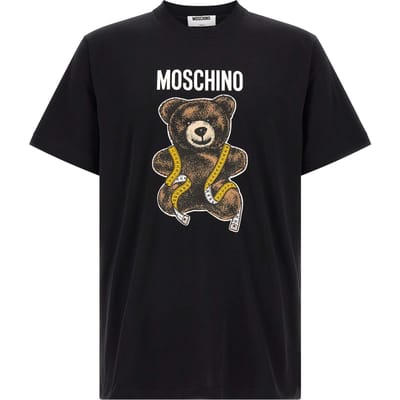 Moschino Zwarte Katoenen T-Shirt