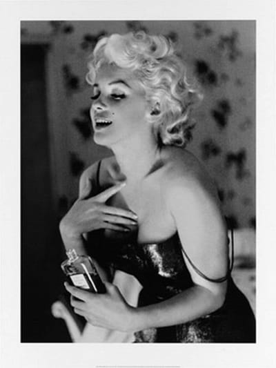 Kunstdruk Ed Feingersh - Marilyn Monroe Chanel No,5 60x80cm