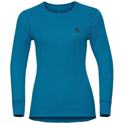 Odlo  - Maat XS - Bl Top Crew Neck L/S Active Warm Dames Thermoshirt - Turkish Tile