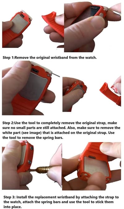 Geschik voor Polar M400 / M430 armband siliconen, watch strap