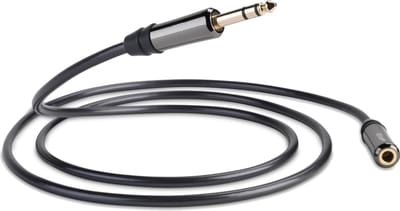 QED PERFORMANCE HEADPHONE 6.35mm EXT 1.5m - Hoofdtelefoonkabel