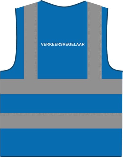 Verkeersregelaar hesje RWS koningsblauw