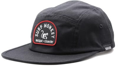 5-panel pet - Biologisch katoen - Jockey / Volwassenen / One size (Zwart)