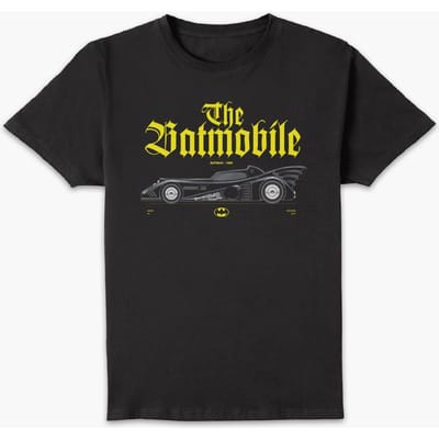 BATMAN Batmobile Profile Unisex T-Shirt - Black - XXL