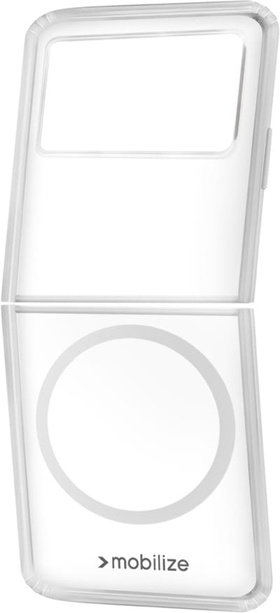 Mobilize Doorzichtig Hoesje geschikt voor Samsung Galaxy Z Flip 7 MagSafe Telefoonhoesje Hardcase | Mobilize Naked Protection Backcover Shockproof | Geschikt voor MagSafe | Geschikt voor Draadloos Opladen met Magnetische Ring | Geschikt voor MagSafe