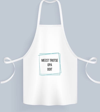 Akyol - meest trotse opa ooit Keukenschort - Opa - trotse opa - verjaardagscadeau - verjaardag - cadeau - cadeautje voor opa - opa artikelen - kado - geschenk - gift - 82 bij 71 cm