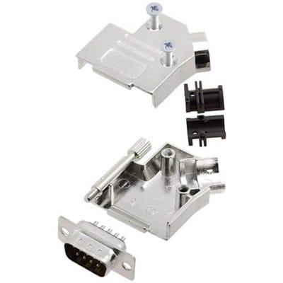 Amphenol L17D45ZK15+L717SDA15P D-sub male connector-set 45 ° Aantal polen: 15 Soldeerkelk 1 stuk(s)