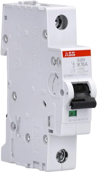 Zekeringautomaat 1-polig K-karakteristiek 16A 230/400V voor Elektrische Installaties