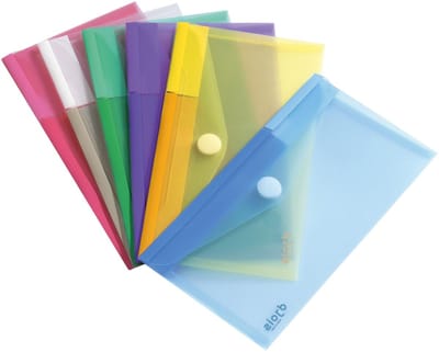 Tarifold documentenmap Collection Color voor formaat cheque (250 x 135 mm) pak van 6 stuks