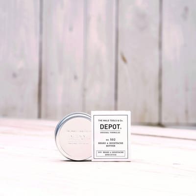 Dépôt, 500 Spécifiques Barbe et Moustache Non. 502, Huile d'Argan, Beurre pour Barbe et Moustache, Nourrissant & Adoucissant, 30 ml