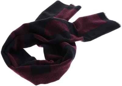 HUGO sjaal Martyn Scarf Dark Red zwart