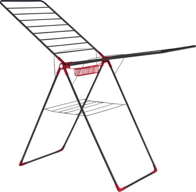 Belinay - Wasrek - Droogrek - Wasrek inklapbaar -Zwart Rood