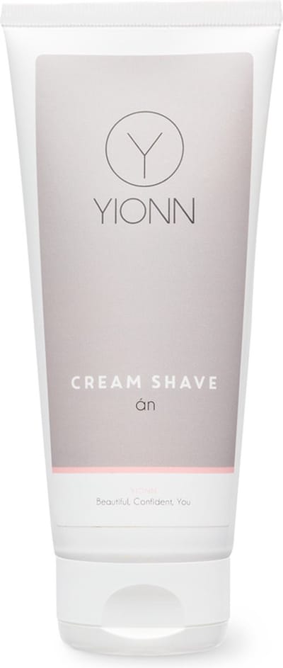 YIONN Geurloze Cream Shave - zeepvrij alternatief voor scheerschuim en scheergel - hypoallergeen - géén parfum - speciaal voor vrouwen