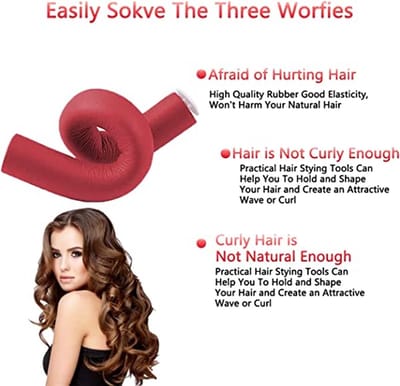 Krulspelden Set - Haarrollers - Heatless Curls - Kleefrollers