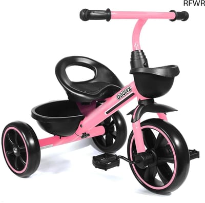 RFWR® Driewieler voor Kinderen van 24 Maanden tot 4 Jaar - Ergonomische en Veilige Peuterdriewieler in Roze