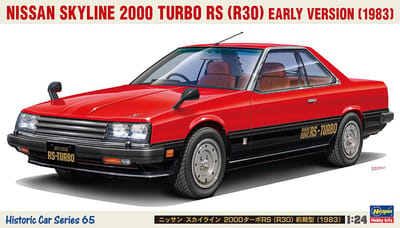 Hasegawa Modelbouwpakket Auto - 21165 Nissan Skyline 200 Turbo RS R30 - Vroege Editie 1983 - Japanse Auto Plastic - 1:24 - Modelbouw