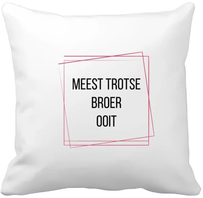 Akyol - meest trotse broer ooit Kussen hoes - Broer - trotse broer - verjaardagscadeau - verjaardag - cadeau - cadeautje voor broer - broer artikelen - kado - geschenk - gift - 40 bij 40 cm