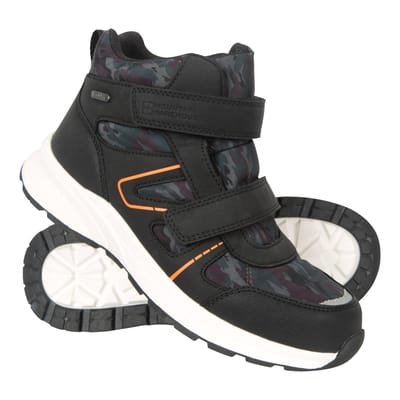 Mountain Warehouse Jupiter Adaptieve Waterdichte Wandelschoenen voor Kinderen/Kinderen (Zwart/Groen)