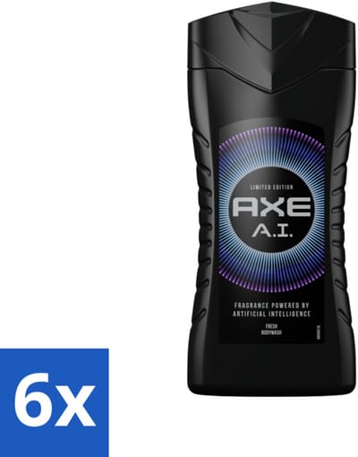 Axe - Limited Edition - 3-in-1 Douchegel - A.I. - 250 ml - Voordeelverpakking - 6 stuks