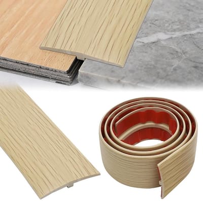 Zelfklevend Overgangsprofiel T-profiel voor Laminaatvloeren 1m x 5cm - Hoogtecompensatie - Drempel Afdekstrip