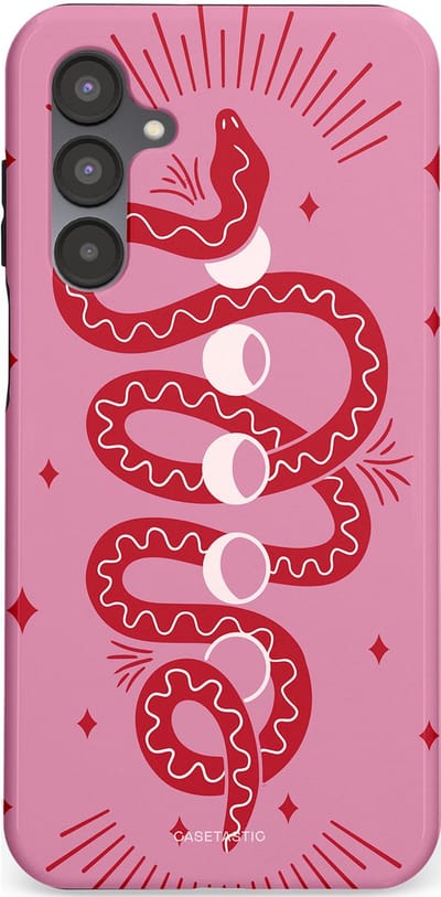 Casetastic Hoesje Geschikt voor Samsung A16 - Stijlvolle Beschermende Duo-layer Case - Eclipseslang