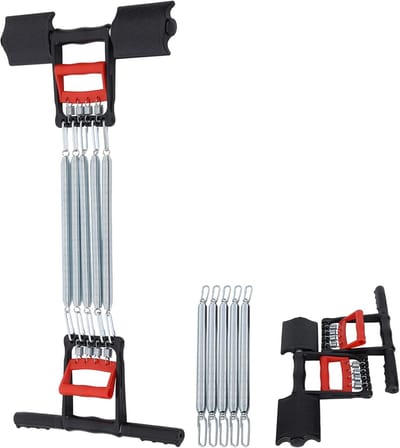Veertrainer - Krachttrainer Borst - Spieropbouw Thuis - 3-in-1 Multifunctioneel - 1124 gram