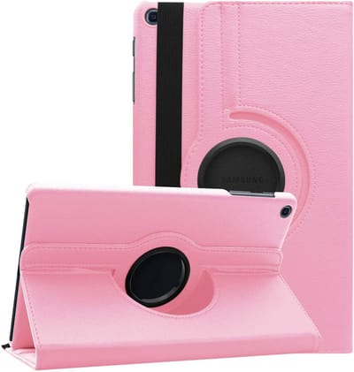 Geschikt voor Samsung Gallaxy Tab A7 10.4 Hoes bookcase - (2020/2022) - 360 draaibare - LIcht Rose