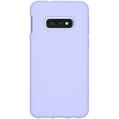 Accezz Hoesje - Geschikt voor Samsung Galaxy S10e - Liquid Silicone Backcover - Paars