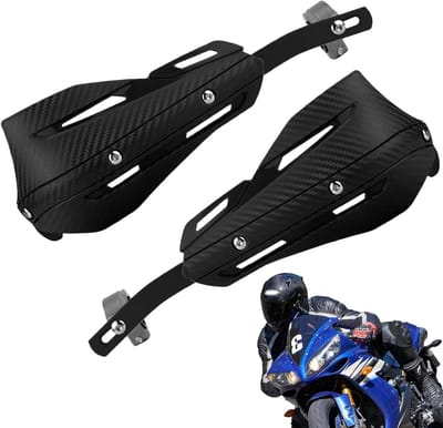 Stuurbescherming, universeel, handgemaakt, van aluminiumlegering, bescherming tegen ongevallen, voor motorfietsen en bestuurders