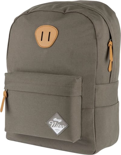 NITRO Vrije tijd rugzak Rugzak met laptopvak Urban Collection Urban Classic Backpack 20L Waxed Lizard Groene