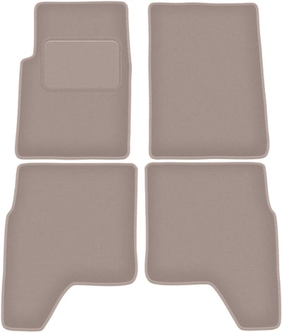Beige veloursmatten voor: Hyundai Galloper terreinwagen (1991-2003)