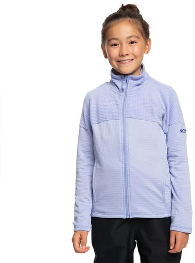 Roxy Sidley Fleece Met Volledige Rits Paars 14 Years Meisjes