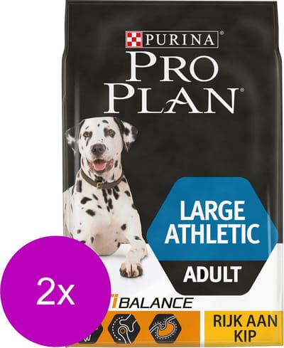 Pro Plan Dog Adult Athletic Large Breed Kip - Hondenvoer - 2 x 14 kg