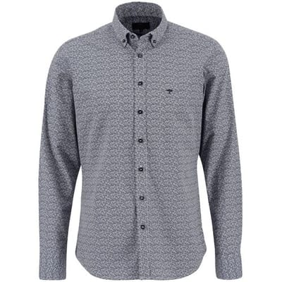 Fynch-Hatton Overhemd Modern Fantasy Stripe Navy / male
