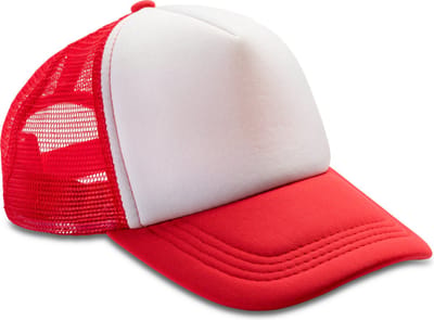 Result Detroit ½ Mesh Truckers Cap RH089 - Red/White - One size