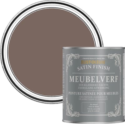 Rust-Oleum Bruin Meubelverf Zijdeglans - Oever 750ml