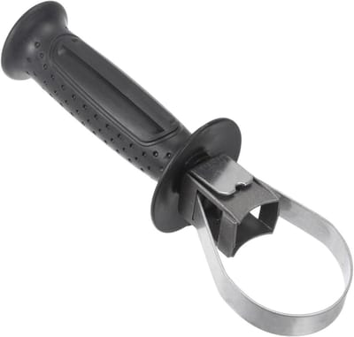 Elektrische Hamer Handvat - Hamergreep Hulpstuk - Hameren & Boren - Verstelbare Ijzeren Ring - 5.9-6.5cm - Zwart