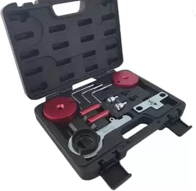 Timing set Ford 2.0 ECO Blue diesel-Speciaal gereedschap voor de nieuwste Ford 2.0D EcoBlue TDCi motor waarbij de distributieriem door de olie loopt