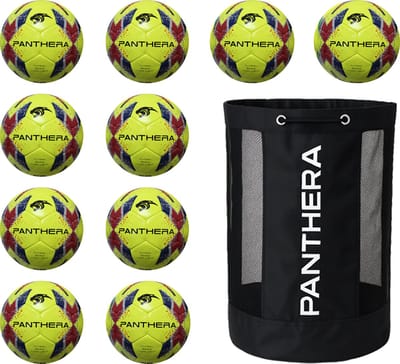 Panthera - Futsal - Basic Lido - Light - Maat 4 - Set van 10 - Inclusief ballentas - Voetballen - Zaalvoetbal - Indoor