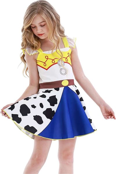 Joya Kids® Verkleed Jurk | Luxe Verkleedjurk | Prinsessenjurk Meisje | Verkleedkleren Meisje | Prinsessen Verkleedkleding | Carnavalskleding Kinderen | Roze | Maat 100