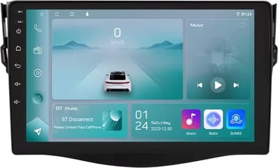 Autoradio met bluetooth - Carplay - Voor Toyota RAV4 (2006-2012) - Geschikt voor Apple en Android - Stereo - Navigatie - Navigatiesysteem auto - 1GB 32GB