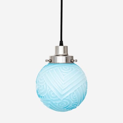 Hanglamp aan snoer Nouveau Romance Misty 20's Nikkel - Art Deco Trade