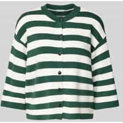 Relaxed fit gebreid jack van viscosemix