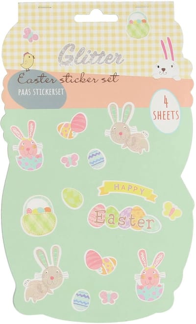 Stickerboekje Pasen Glitters