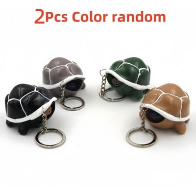 2 Stuks Fidget Speelgoed Schildpad Sleutelhangers Knijpspeelgoed Schattige Schildpad Telescopische Kop Cartoon Schildpad Stressverlichter Pops It Grappig Cadeau gray